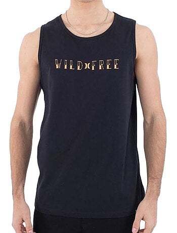 Top preto hurley toledo para homem