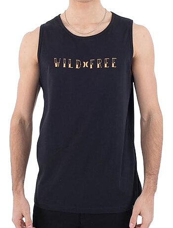 Top preto hurley toledo para homem
