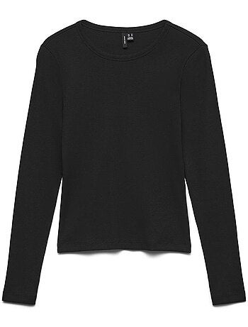 Top Preto Vero Moda Folia para Mulher