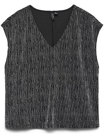 Top Preto Vero Moda Rita para Mulher
