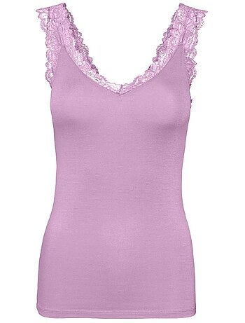 Top Rosa de Mulher Vero Moda