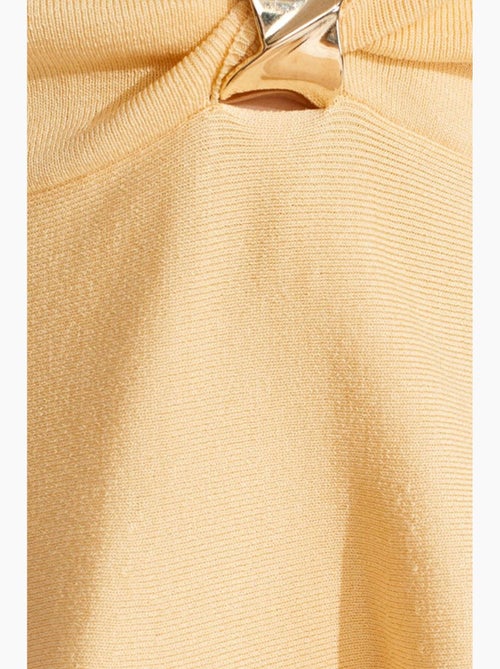 Top sem costura decote halter peplum dilvin - Kiabi