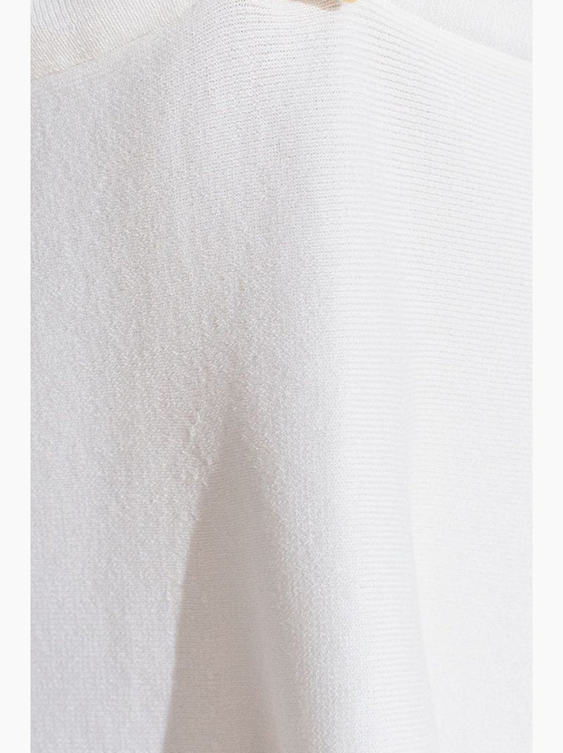 Top sem costura decote halter peplum dilvin Branco - Kiabi