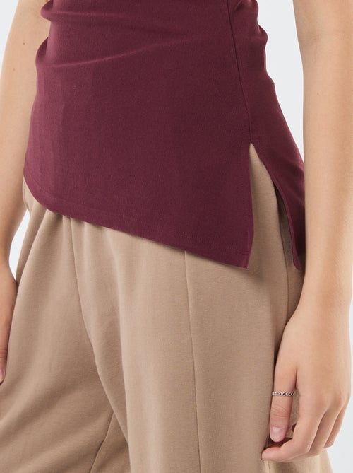 Top sem mangas assimétrico - Kiabi