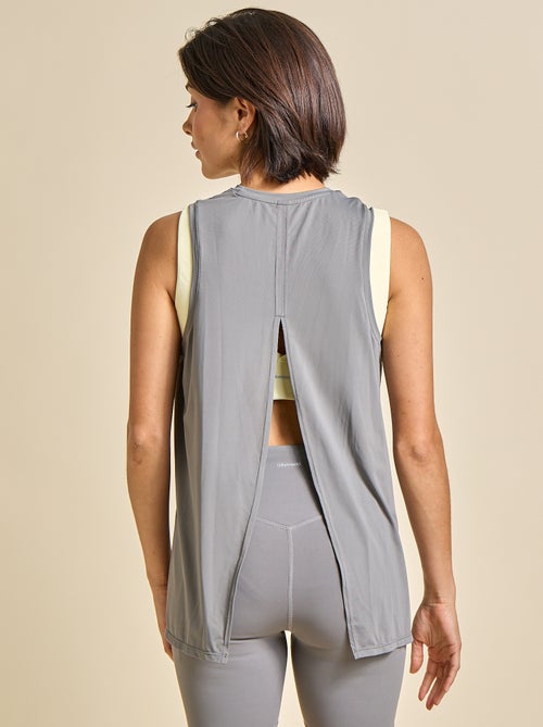 Top sem mangas com cavas oversize - (ekstract) - Kiabi Top sem mangas com cavas oversize - (ekstract) - Kiabi