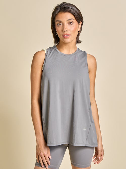 Top sem mangas com cavas oversize - (ekstract) - Kiabi Top sem mangas com cavas oversize - (ekstract) - Kiabi