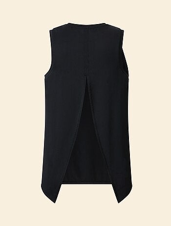 Top sem mangas com cavas oversize - (ekstract)