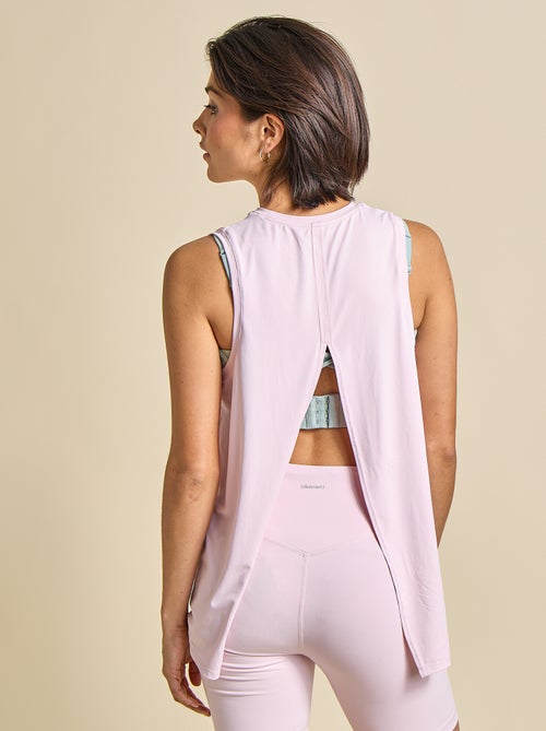 Top sem mangas com cavas oversize - (ekstract) - Kiabi Top sem mangas com cavas oversize - (ekstract) - Kiabi