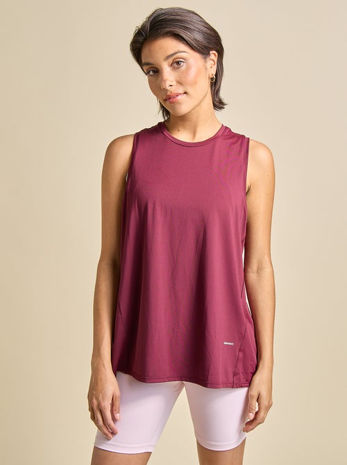 Top sem mangas com cavas oversize - (ekstract) - Kiabi Top sem mangas com cavas oversize - (ekstract) - Kiabi
