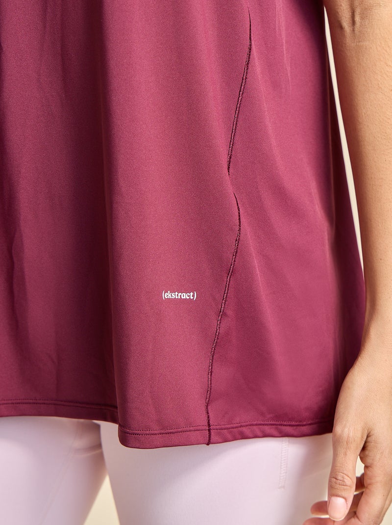 Top sem mangas com cavas oversize - (ekstract) Vermelho - Kiabi
