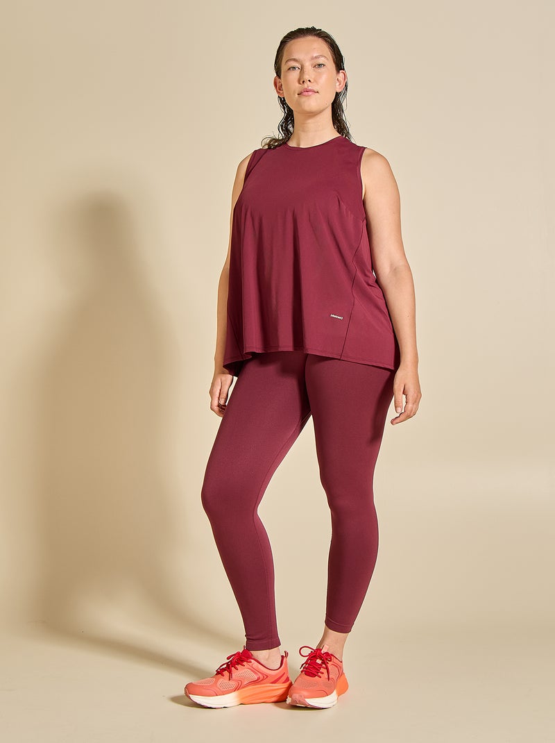 Top sem mangas com cavas oversize - (ekstract) Vermelho - Kiabi