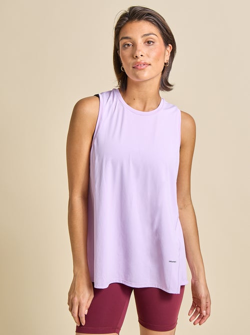 Top sem mangas com cavas oversize - (ekstract) - Kiabi Top sem mangas com cavas oversize - (ekstract) - Kiabi