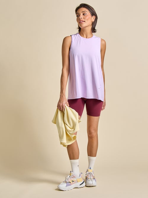 Top sem mangas com cavas oversize - (ekstract) - Kiabi Top sem mangas com cavas oversize - (ekstract) - Kiabi
