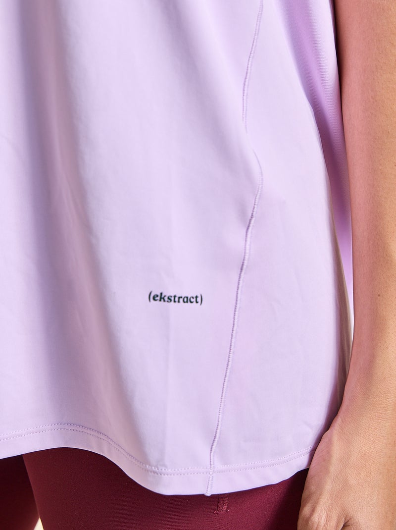 Top sem mangas com cavas oversize - (ekstract) Violeta - Kiabi