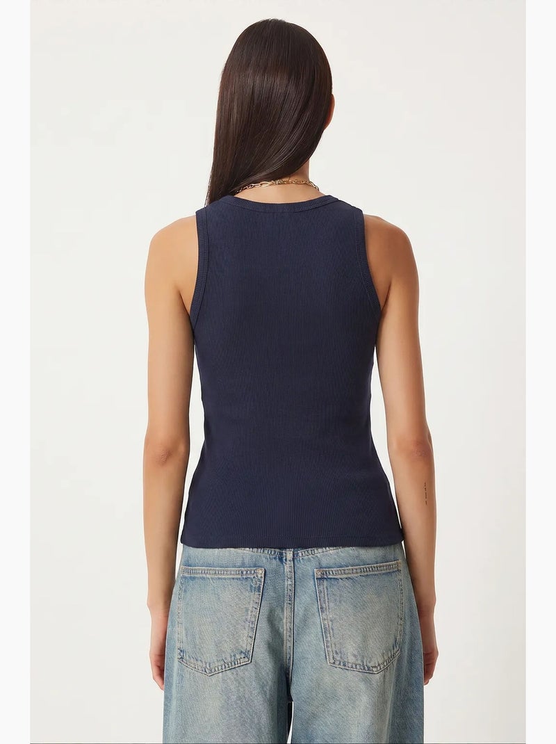 Top sem mangas feminino istanbul Azul-marinho - Kiabi