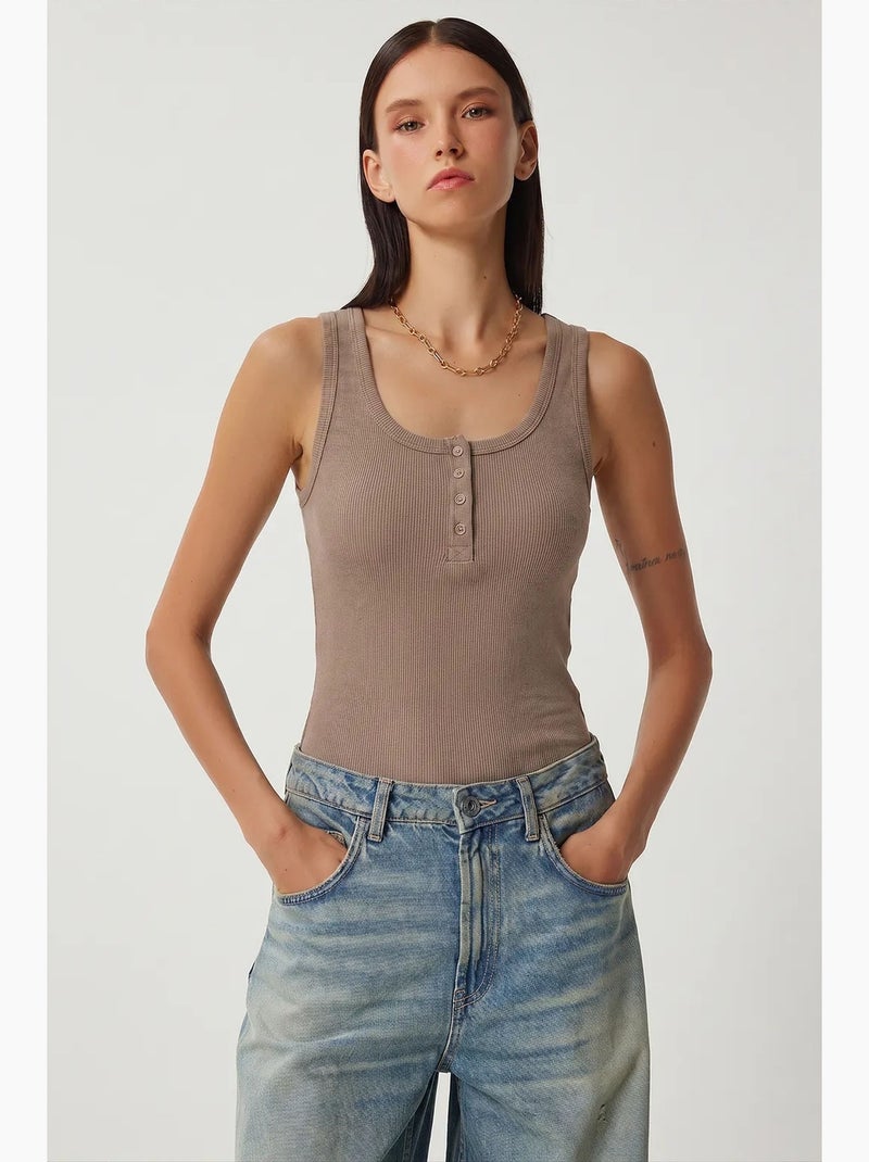 Top sem mangas feminino istanbul Toupe - Kiabi
