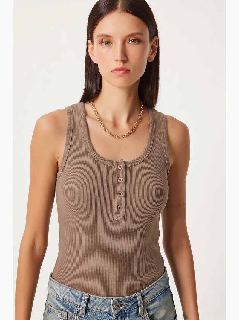Top sem mangas feminino istanbul Toupe - Kiabi