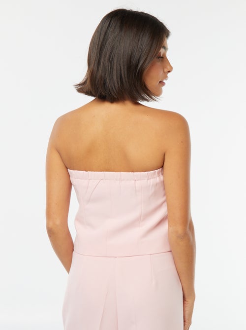 Top tipo corpete com botões - Kiabi