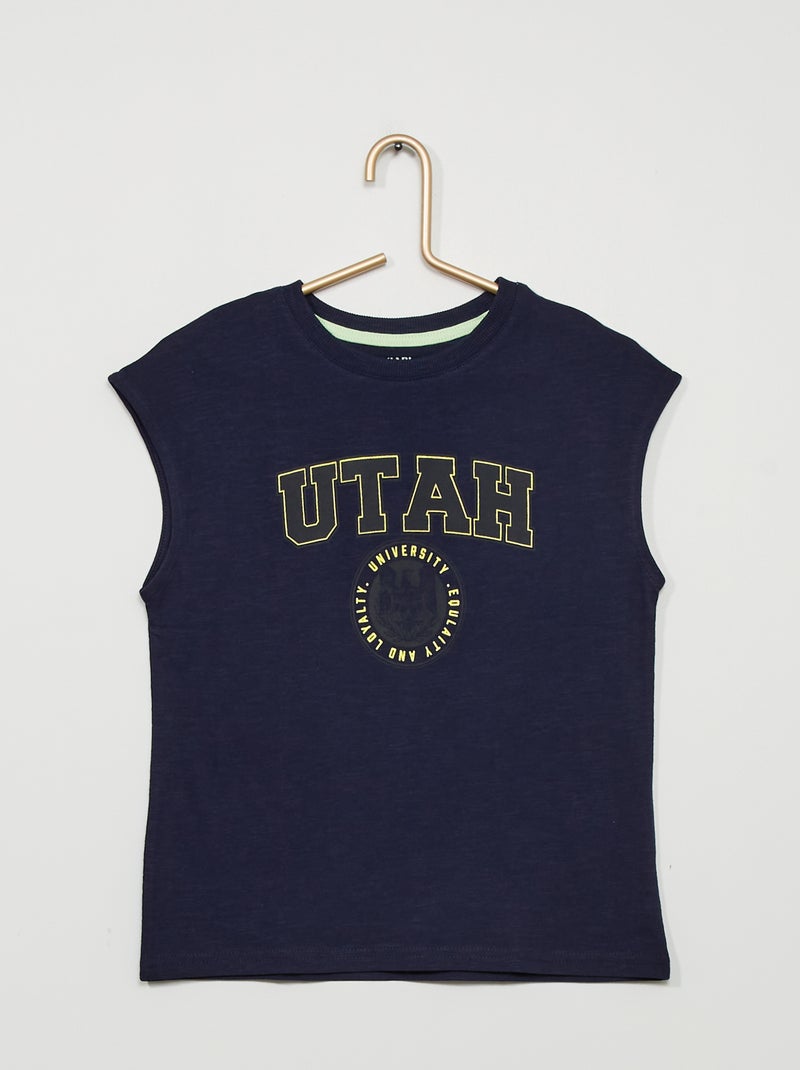 Top 'UTAH' AZUL - Kiabi