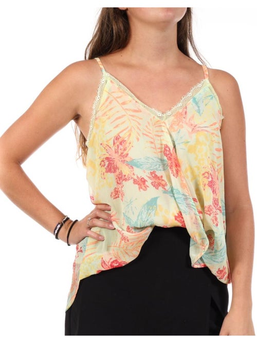 Top verde para mulher kaporal calasw40 - Kiabi Top verde para mulher kaporal calasw40 - Kiabi