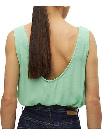 Top Verde Vero Moda Menny para Mulher