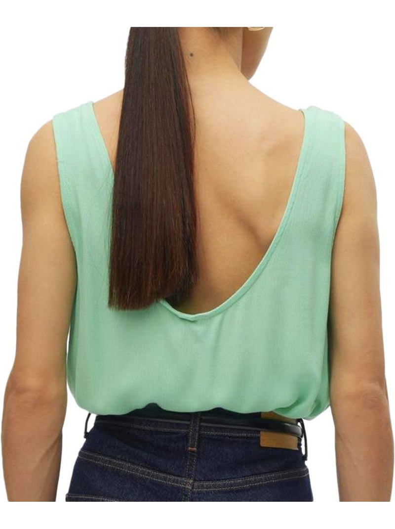 Top Verde Vero Moda Menny para Mulher Verde - Kiabi