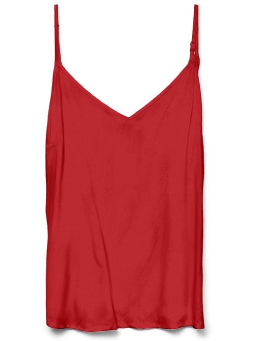 Top Vermelho Vero Moda Eassy para Mulher - Kiabi Top Vermelho Vero Moda Eassy para Mulher - Kiabi