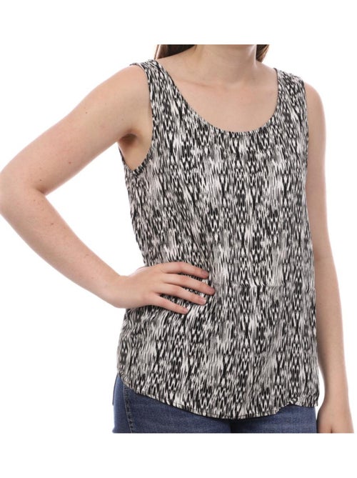 Top Vero Moda Easy Branco Estampado para Mulher - Kiabi Top Vero Moda Easy Branco Estampado para Mulher - Kiabi