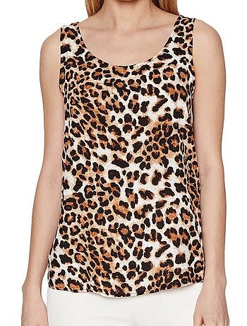 Top Vero Moda Easy para Mulher Rosa/Turquesa/Bege
