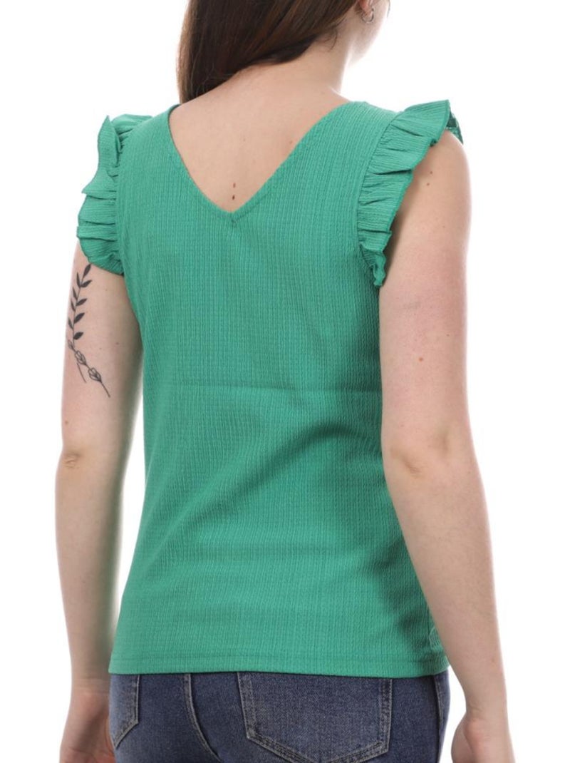 Top Vero Moda Elisa para Mulher Verde - Kiabi