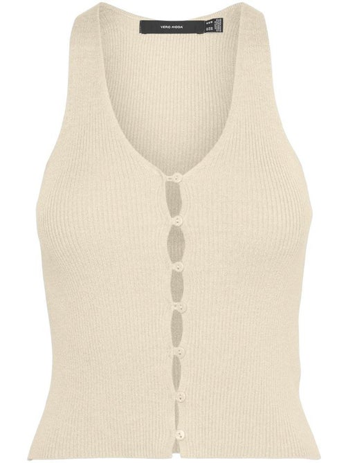 Top Vero Moda Gold para Mulher em Cru - Kiabi Top Vero Moda Gold para Mulher em Cru - Kiabi