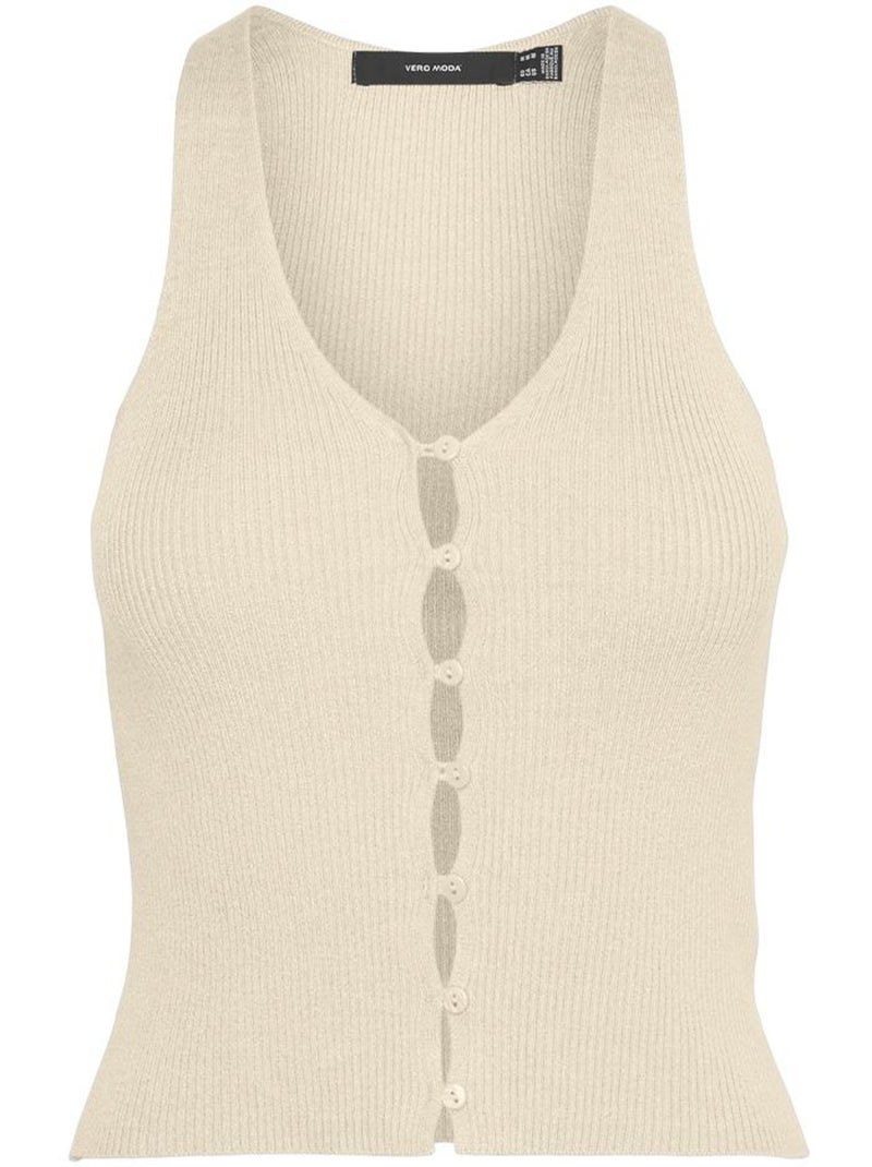 Top Vero Moda Gold para Mulher em Cru Ecru - Kiabi