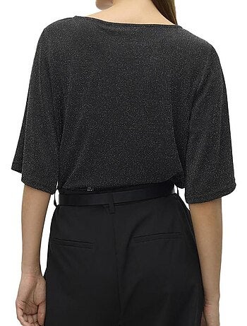Top Preto Feminino Vero Moda Kanva