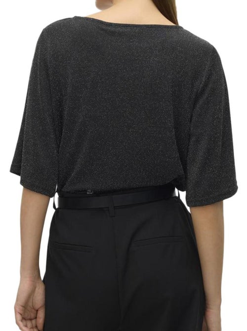 Top vero moda kanva para mulher preto/prateado - Kiabi Top vero moda kanva para mulher preto/prateado - Kiabi