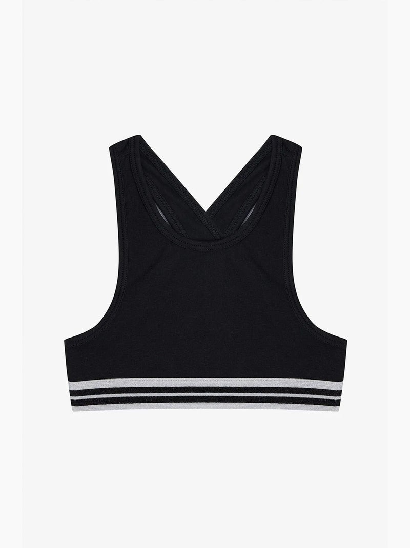 Tops desportivos com brilho, pack de 2 penti Preto - Kiabi