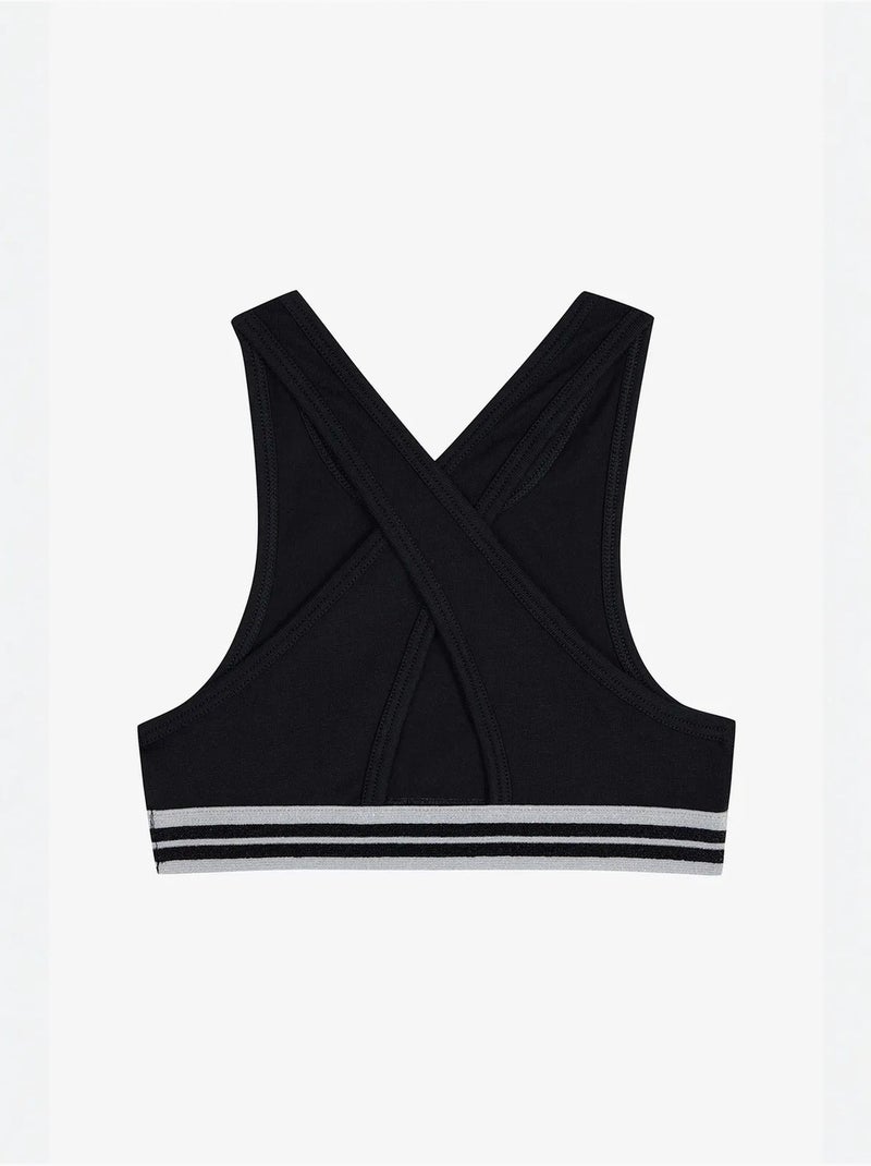 Tops desportivos com brilho, pack de 2 penti Preto - Kiabi