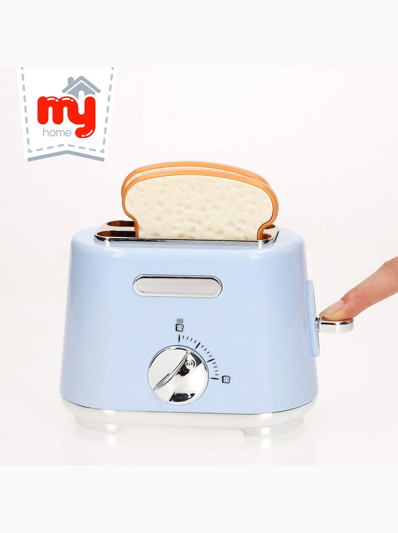 Torradeira de brinquedo realista c/toppings para torradas my home N/D - Kiabi