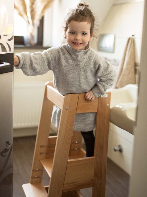 Torre de aprendizagem infantil em carvalho | tissi - Kiabi