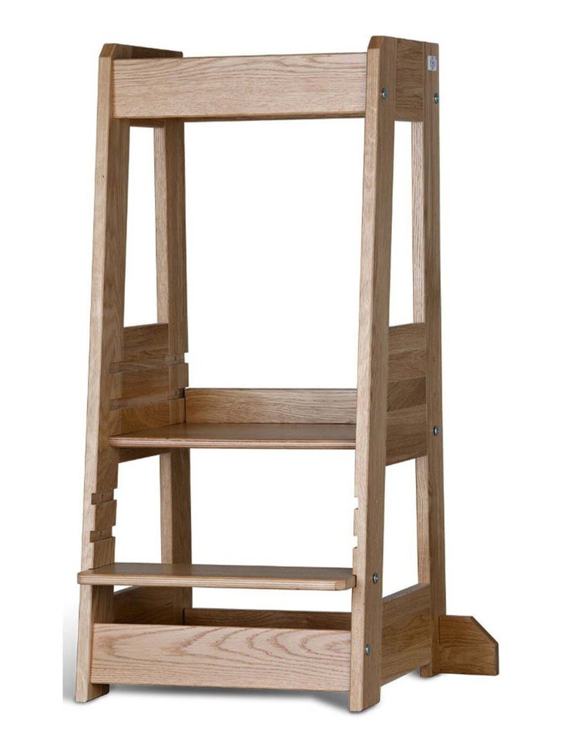 Torre de aprendizagem infantil em carvalho | tissi Castanho-chocolate - Kiabi