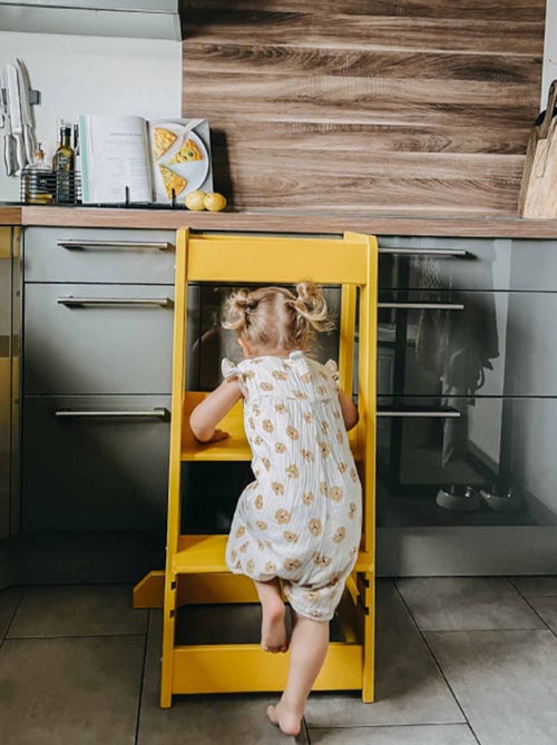 Torre de aprendizagem infantil em madeira | tissi - Kiabi Torre de aprendizagem infantil em madeira | tissi - Kiabi