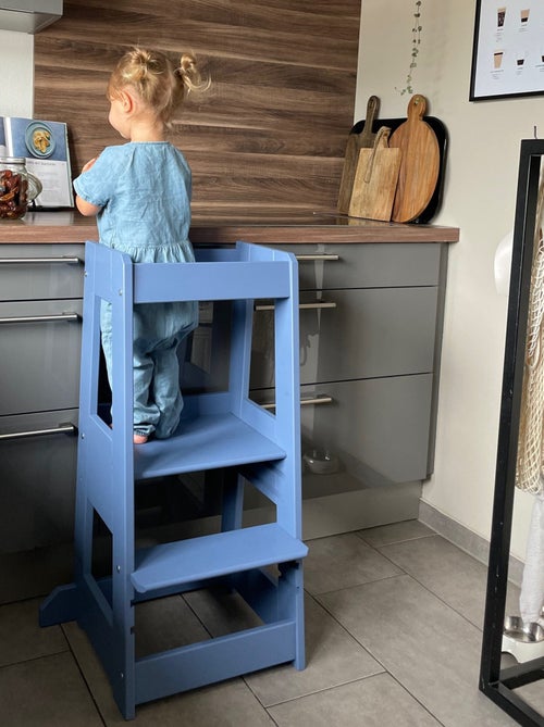 Torre de aprendizagem infantil em madeira | tissi - Kiabi Torre de aprendizagem infantil em madeira | tissi - Kiabi