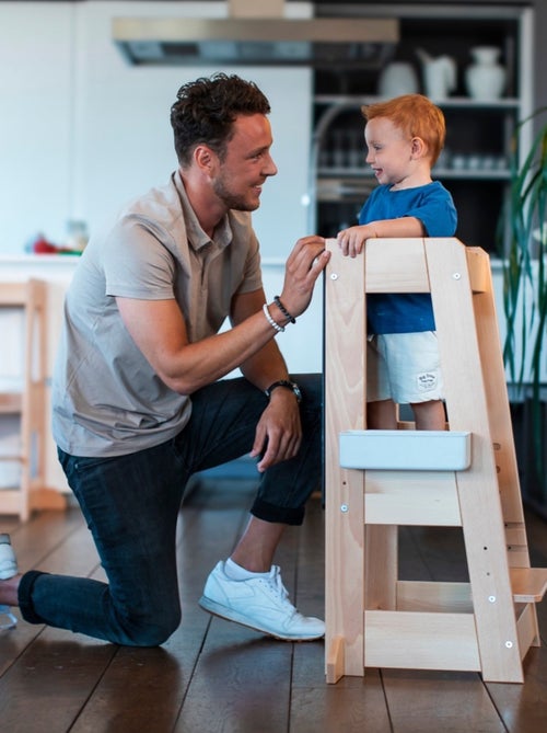 Torre de aprendizagem infantil em madeira | tissi - Kiabi Torre de aprendizagem infantil em madeira | tissi - Kiabi