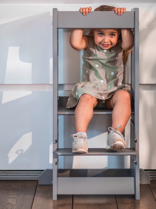 Torre de aprendizagem infantil em madeira | tissi - Kiabi Torre de aprendizagem infantil em madeira | tissi - Kiabi