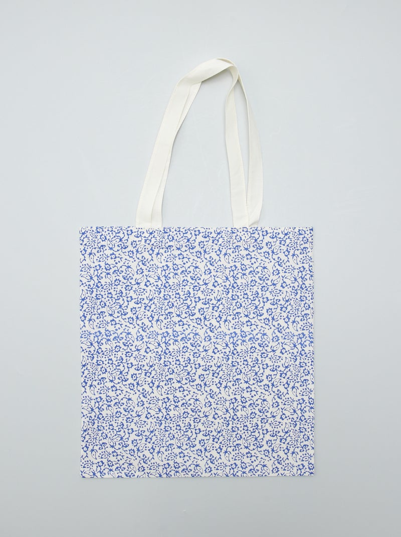 Tote bag com mensagem BEGE - Kiabi