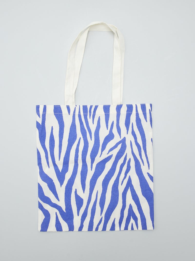Tote bag com mensagem BEGE - Kiabi