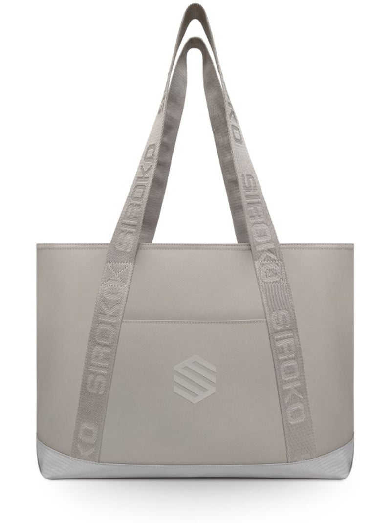 Tote bag de desporto e viagem Branco Cinza - Kiabi