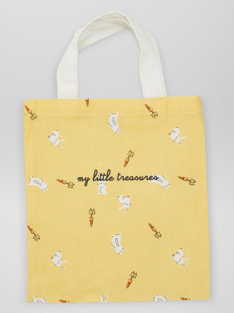 Tote bag de páscoa! AMARELO - Kiabi
