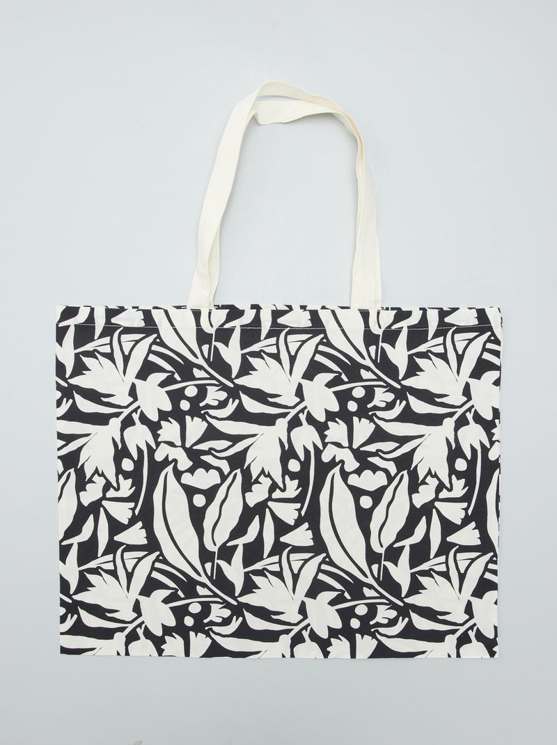 Tote bag de tecido BEGE - Kiabi