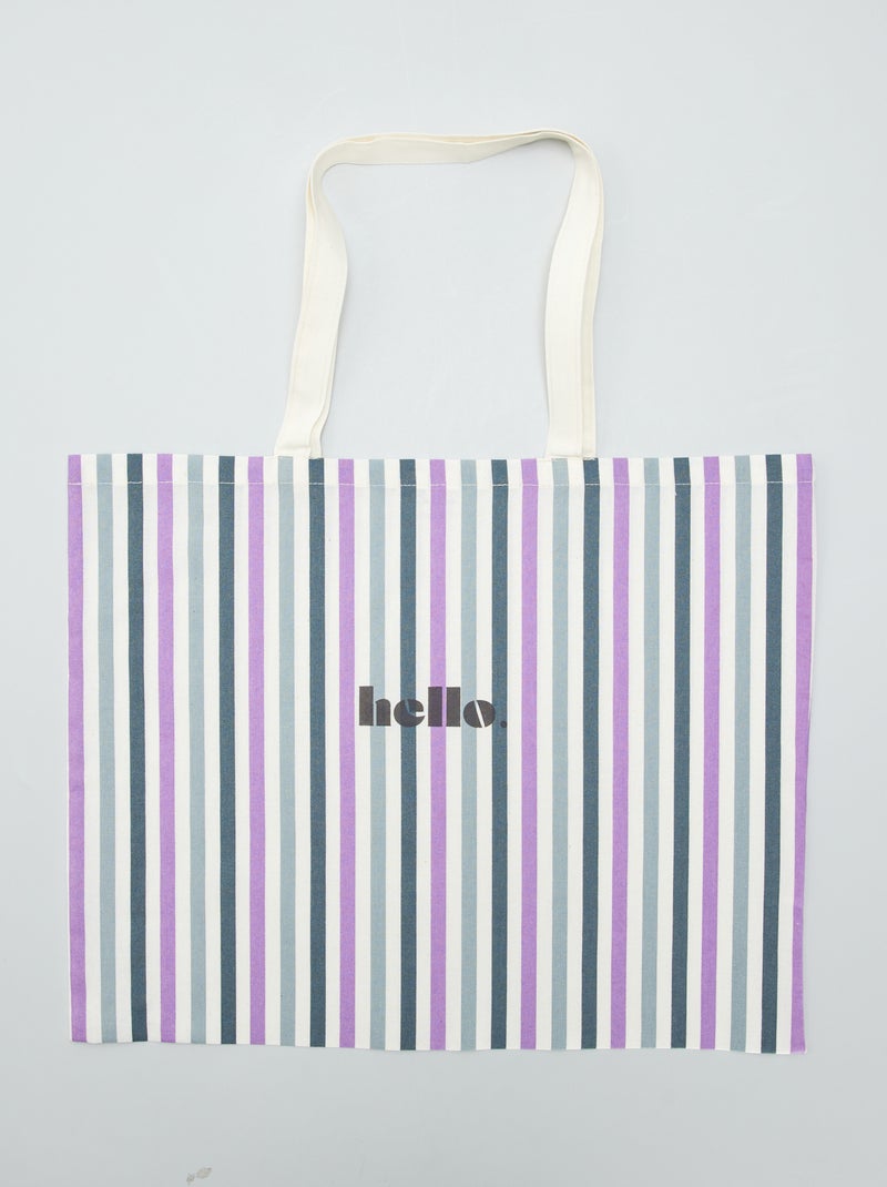 Tote bag de tecido BEGE - Kiabi