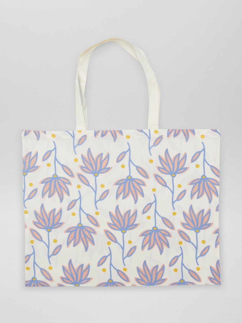 Tote bag de tecido BEGE - Kiabi